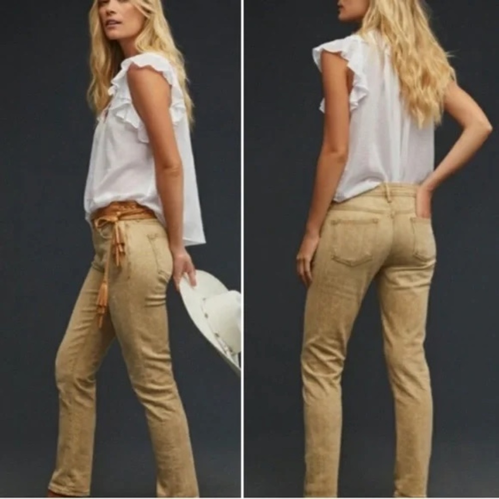 Anthropologie Pilcro patterned slim boyfriend jeans❤️❤️❤️❤️